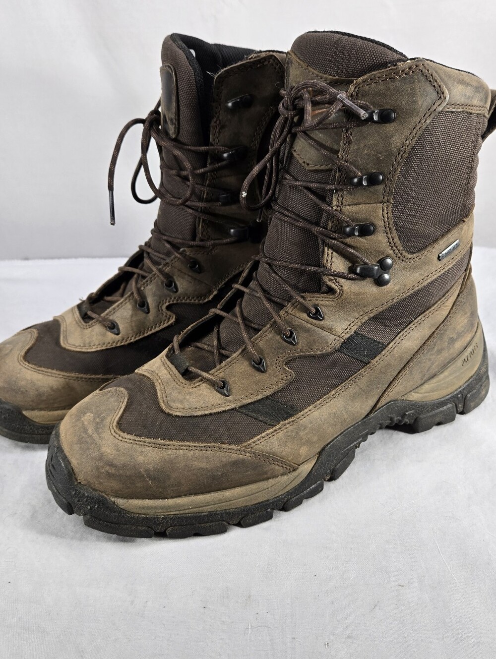 Danner Alsea 8" Brown Leather 10.5 EE  BreakUp Mens Gore-Tex Waterproof Boots